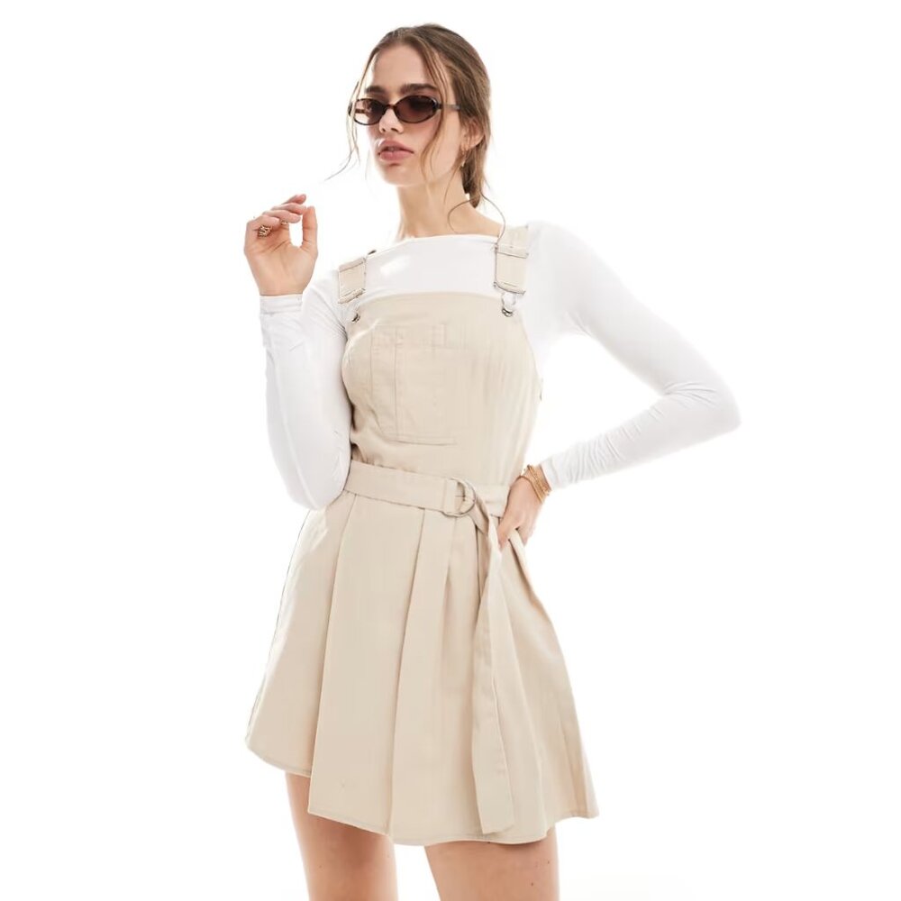 ASOS Design Overall Skort Romper (NWT)